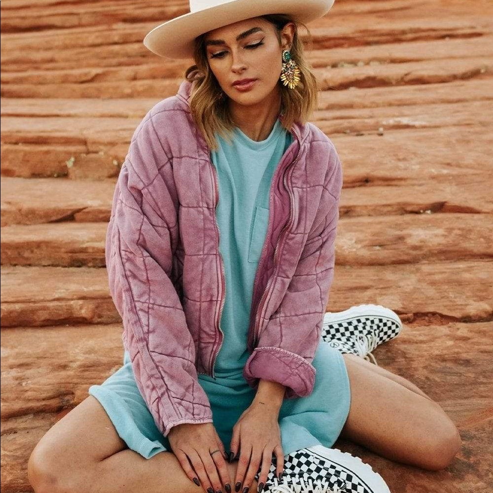 Free People Dolman Quilted Jacket